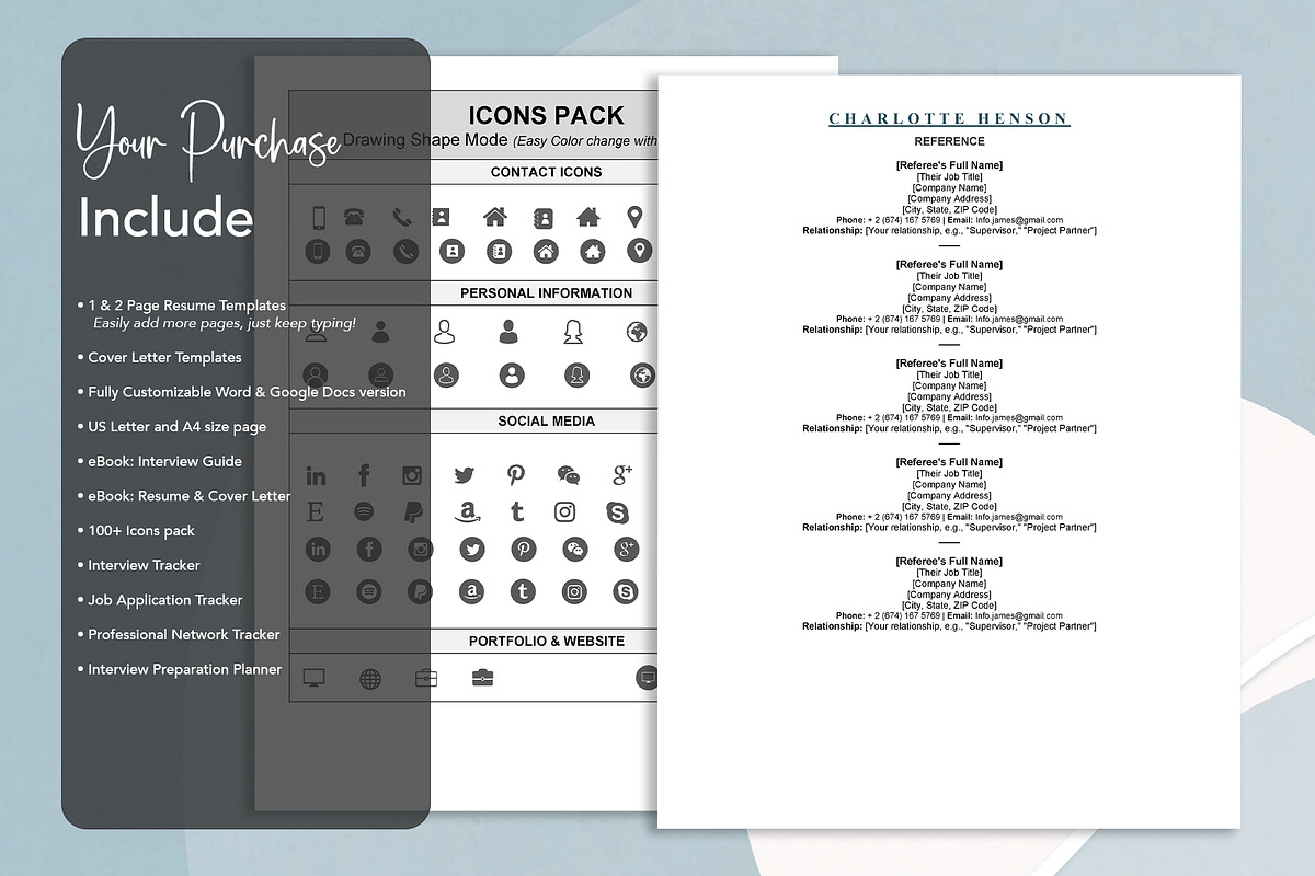Word ATS Resume Template for Fresher, a Stationery Template by Design_Xlab (Photo 6 of 12)
