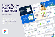 Figma Dashboard Lines Chart UI Kit, an UI Kit Template by SLAB! Design (Thumbnail 1 of 4)