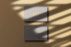 Business Card Mockup Template Logo