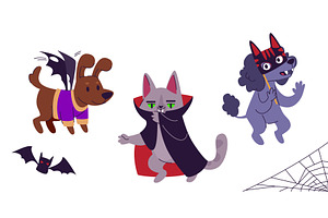 Funny pet Halloween costume, an Animal Illustration by art PVP - market