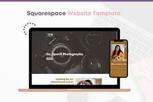 Squarespace Website Template. Ito