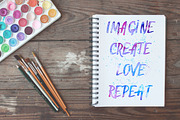 Wilde Wasser - Textured Brush Font, a Script Font by CreativeJourney (Thumbnail 3 of 7)