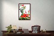 Red Floral Decor - Hibiscus Wall Art, a Nature Photo by VietArtworks (Thumbnail 4 of 6)