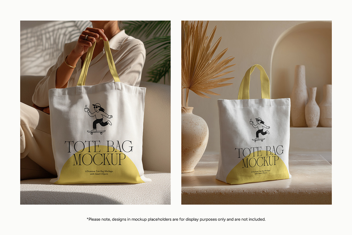 Tote Bag Mockup Bundle, a Merchandise Mockup by Wildfield Studio (Photo 7 of 8)