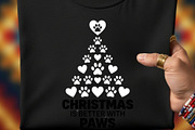 Christmas Paw Print PNG Bundle, a Seasonal Illustration by Tanya Kart (Thumbnail 2 of 9)
