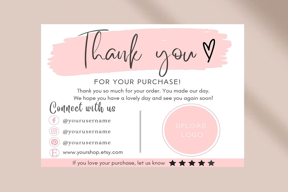 Digital Thank you Cards Business Tem, a Business Card Template by MORION (Photo 2 of 4)