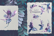 Nightfall Tropics Watercolor Set, an Illustration by Cat In Colour (Thumbnail 7 of 11)