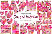 Cowgirl valentine clipart, an Illustration by CreationArt (Thumbnail 1 of 6)