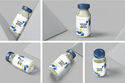Vaccine Glass Bottle Mockups, a Product Mockup by megostudi0 (Thumbnail 1 of 7)