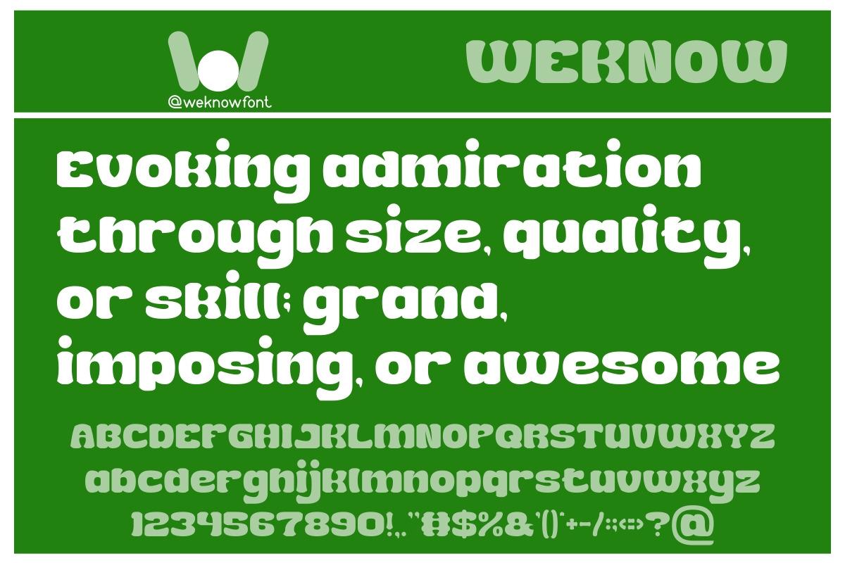 Impressive font, a Font by weknow (Photo 4 of 5)