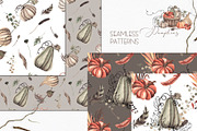 Watercolor Autumn Pumpkins, an Object Graphic by Ana-Sakuta (Thumbnail 12 of 18)