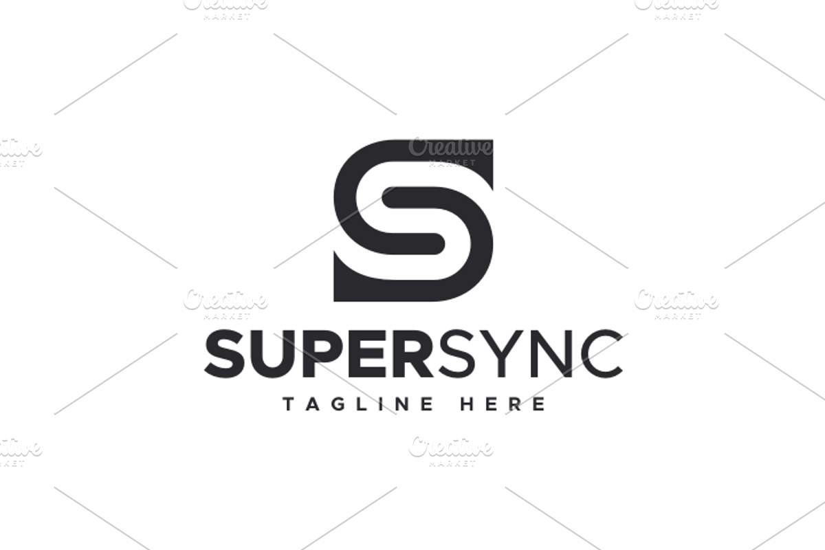 Super Sync - Letter S Logo, a Branding & Logo Template by yopie