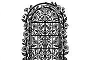 50 Floral French Window Ornament, a Decorative Illustration by Amazin_art (Thumbnail 2 of 29)