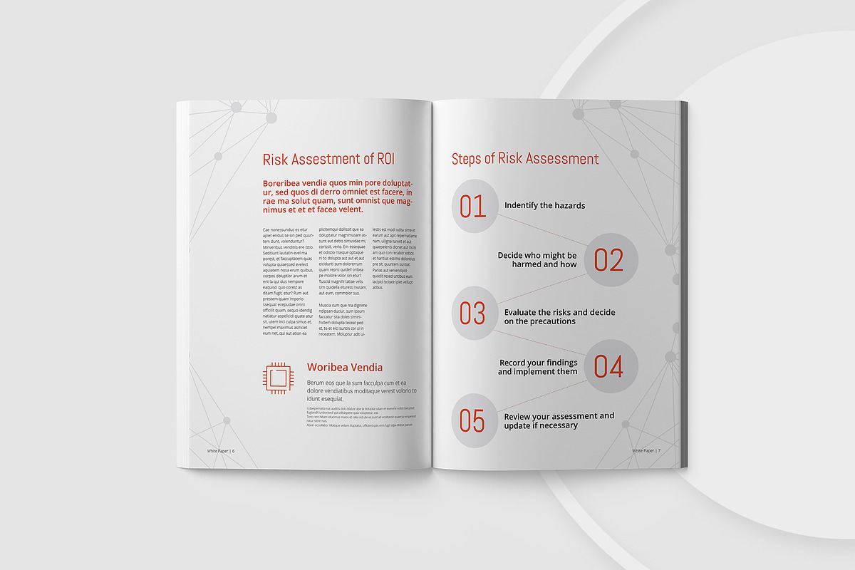 Minimal White Paper, a Brochure Template by astutedesign11 (Photo 4 of 13)
