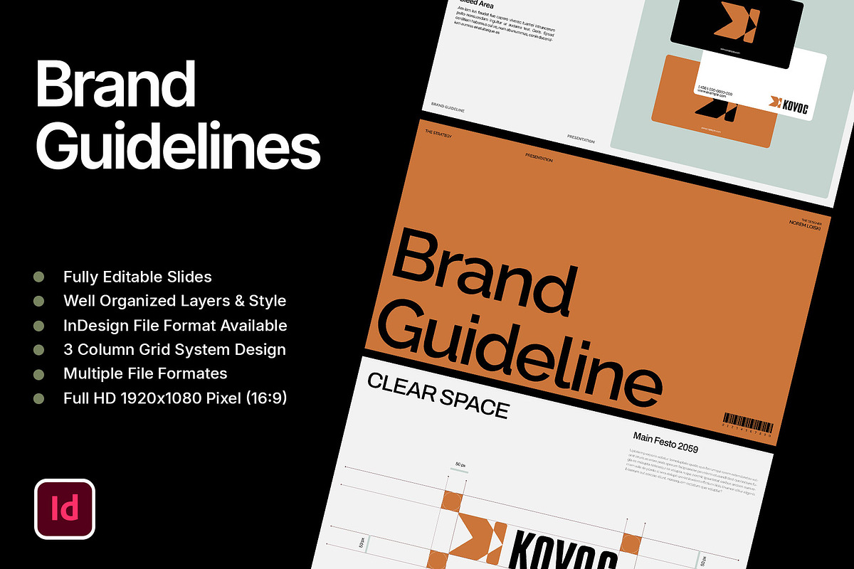 Brand Guideline Presentation Deck, a Branding & Logo Template by Devators (Photo 2 of 6)