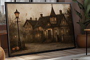 Rustic Halloween Wall Art Collection, a Seasonal Illustration by PrintablesByFranklyn (Thumbnail 9 of 18)