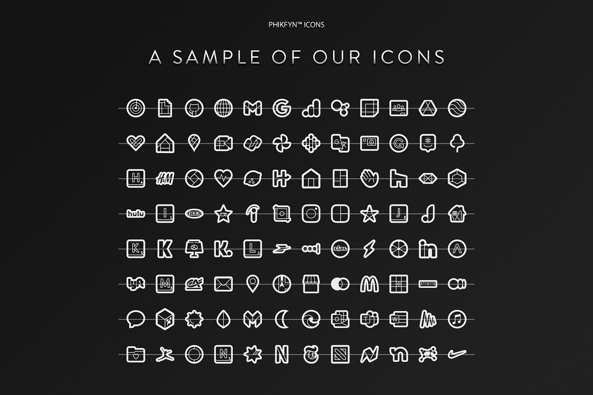 700 Bold and Colourful iOS App Icons, a Solid Icon by Phikfyn Icons (Photo 5 of 6)