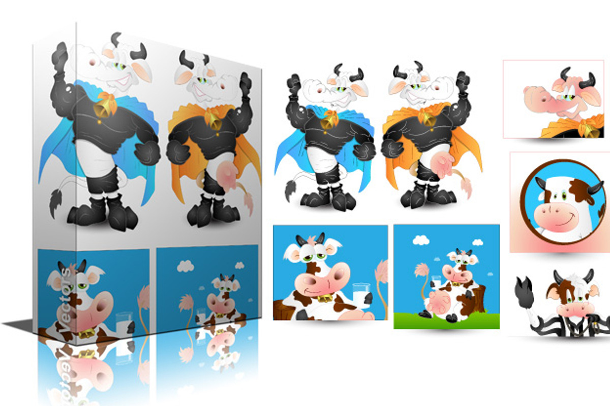Cows Vectors