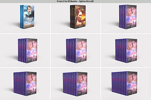 Book Set Boxes Mockup - 18 Views