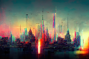 Glitch City Landscapes