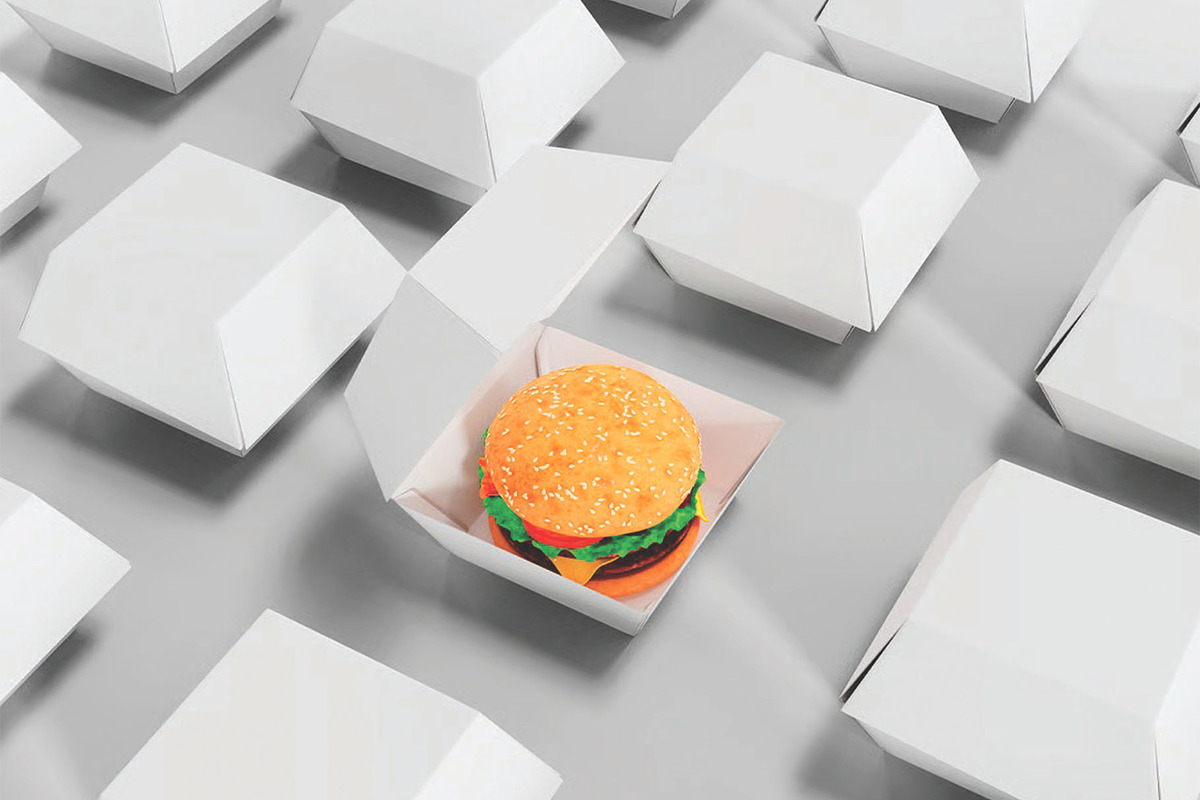 Fast Food Mockup, a Packaging Mockup by skybluecreative (Photo 2 of 3)