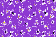 Simple daisies. Vector set 4 prints., a Pattern Graphic by GALAKAM (Thumbnail 4 of 6)