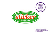 Watermelon Sticker Mockup –Smart PSD, a Household Mockup by Little Type Factory (Thumbnail 5 of 6)