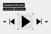 Media Controls Solid - 58 icons, a Solid Icon by Pictomate (Thumbnail 3 of 7)