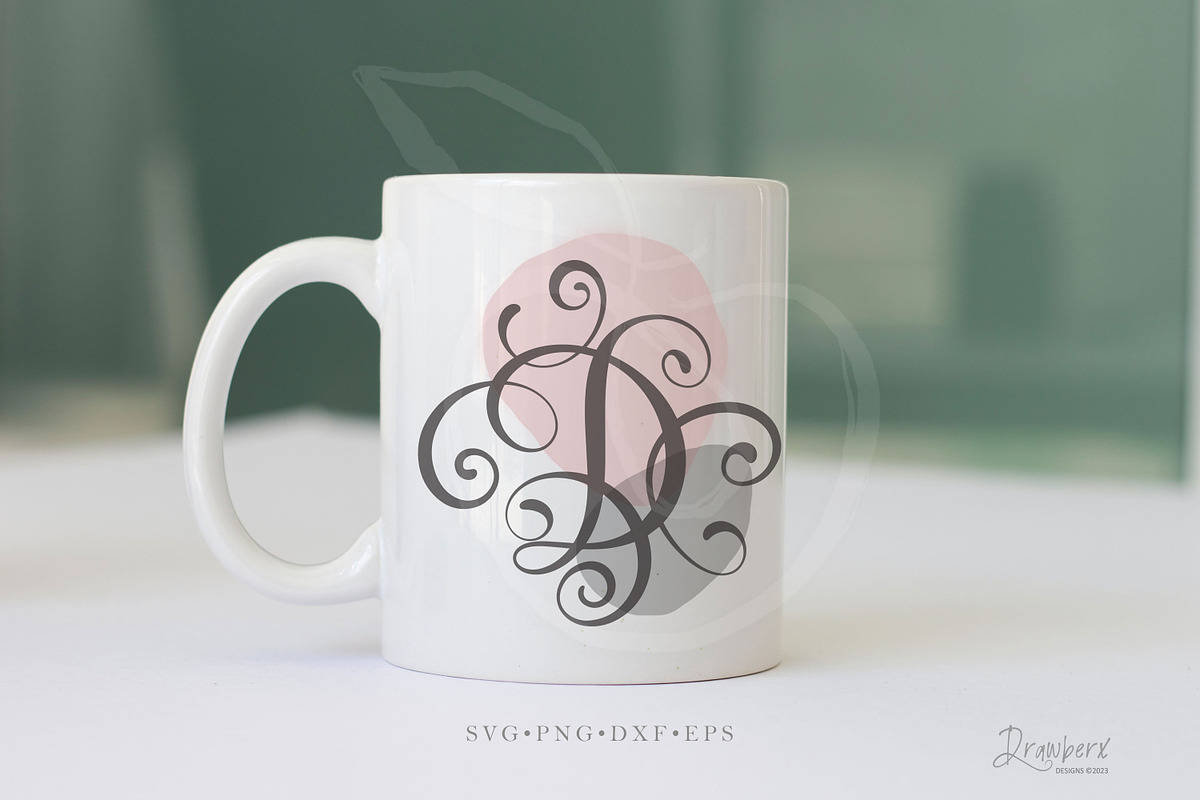 Flourish Letters svg, Alphabet 020, a Graphic by Drawberx (Photo 7 of 7)