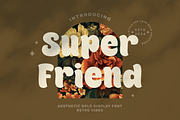 Super Friend - Fancy Bold Font, a Font by Ali Hamidi (Thumbnail 1 of 9)