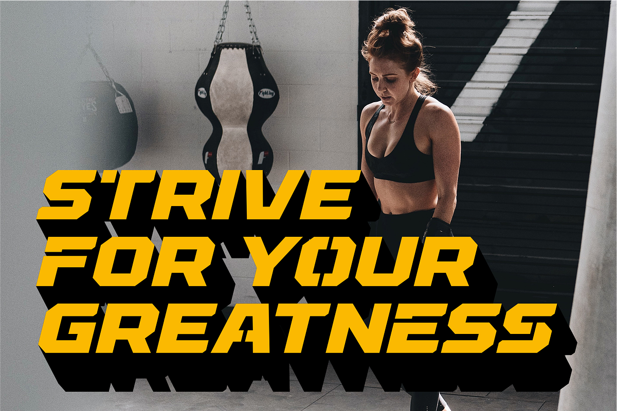 NCL Monster Beast - Sport Gym Font, a Sans Serif Font by Enxyclo Studio (Photo 5 of 12)