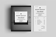 Receipt Mockup, an Advertising Mockup by Farabion Studio (Thumbnail 1 of 2)