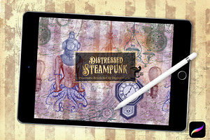 Distressed Steampunk For PROCREATE