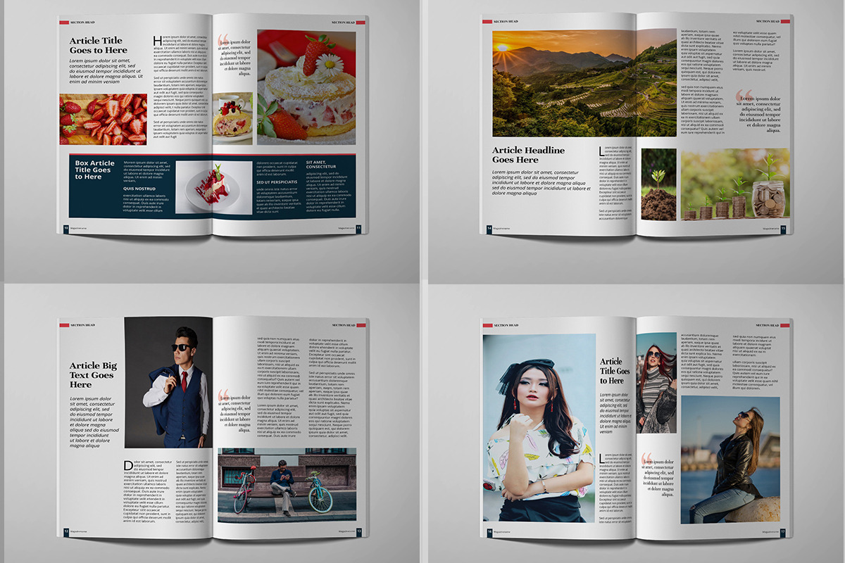 Lifestyle Magazine Template, a Magazine Template by xtratimebd (Photo 4 of 4)