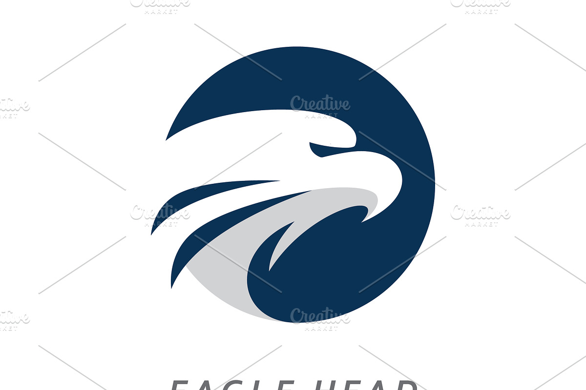 Eagle head logo vector illustration, a Branding & Logo Template by T.Vooka