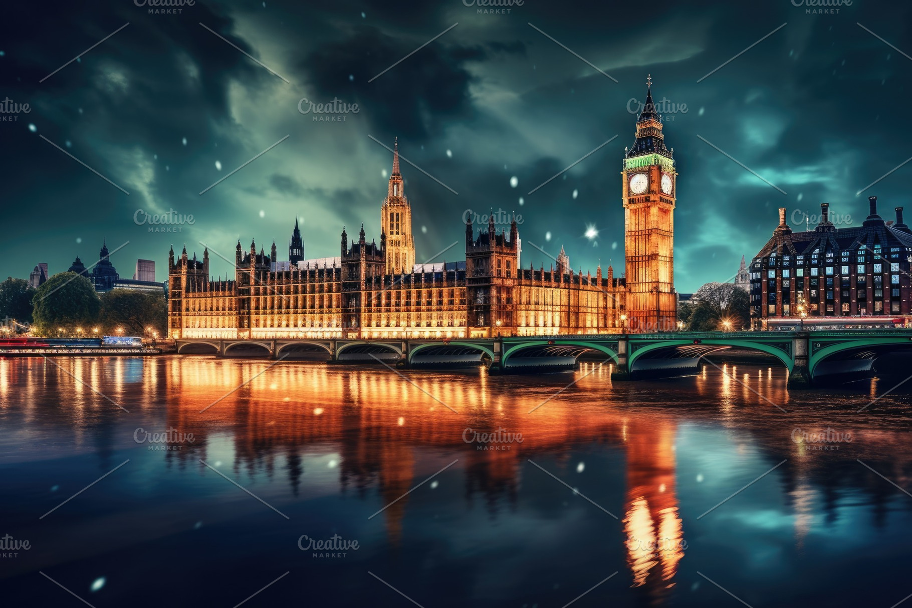 Big Ben and Houses of Parliament at, a Photo by Iftikhar Alam