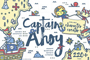 Captain Ahoy - Best Summer Clipart, an Animal Illustration by Euonia Meraki (Thumbnail 1 of 11)