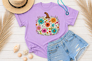 Fall Floral Pumpkin PNG, Autumn, a Seasonal Illustration by Rose Art (Thumbnail 3 of 5)