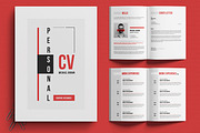 Modern CV and Portfolio Template, a Brochure Template by MightyDesign (Thumbnail 2 of 7)