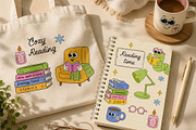Cozy Reading Character Collection, an Education Illustration by Alina Sh (Thumbnail 8 of 9)