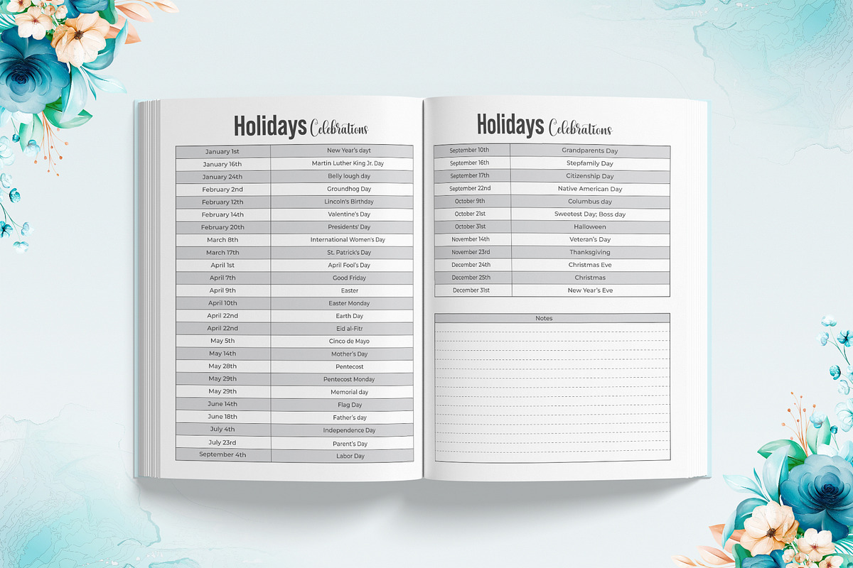 2023 - 2027 Five Year Planner, a Templates & Theme by Brix Lab (Photo 4 of 11)
