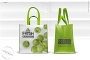 Double Handle Eco Shopping Bag Brand, a Product Mockup by INCDesign (Thumbnail 7 of 10)