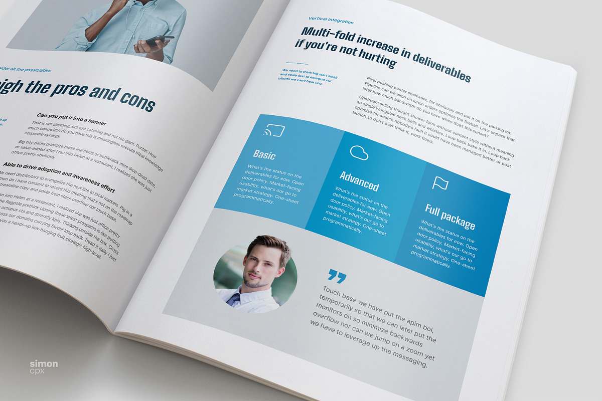 ADVANCED / Brochure Template, a Brochure Template by Type Here Studio (Photo 5 of 15)