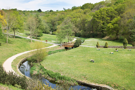 River containing water, river, and tributary