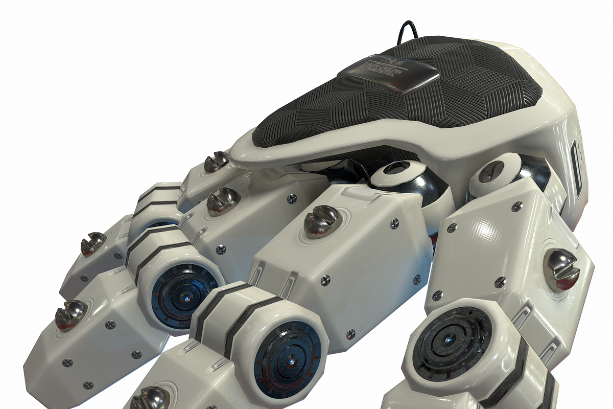 Robot Hand Low Poly PBR, an Object 3D Model by Daniel Mikulik (Photo 13 of 14)
