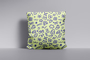 Neon Blue Doodle Pattern, a Pattern Graphic by Neermana (Thumbnail 4 of 5)