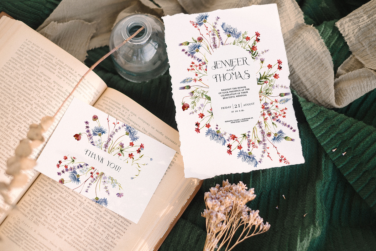 Fragrant Meadow - watercolor flowers, a Decorative Illustration by Pamyatka Shop (Photo 3 of 13)
