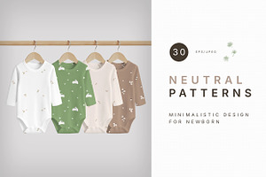 NEUTRAL PATTERNS, a Pattern Graphic by erasovas