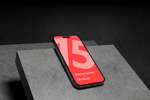 Realistic iPhone Mockup, an iPhone Mockup by Farabion Studio