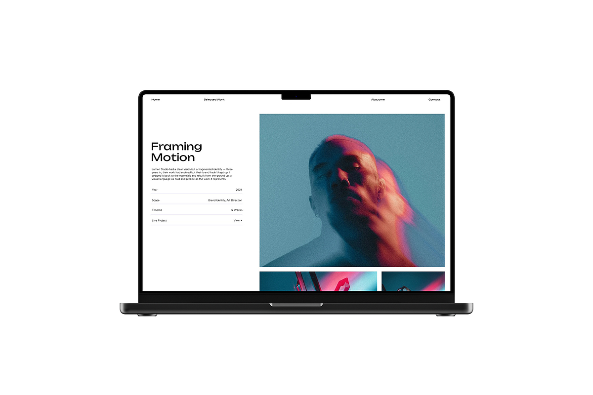 Readymag Website Template - Creative, a Landing Page Template by alexandraelisa (Photo 5 of 6)